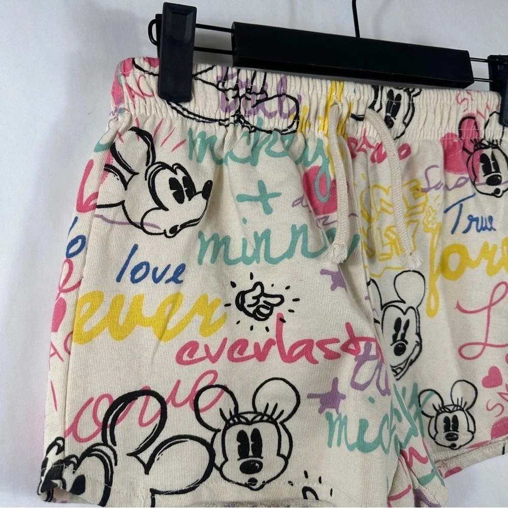 NWT Zara x Disney Kid’s Cream Shorts | Size 13-14
